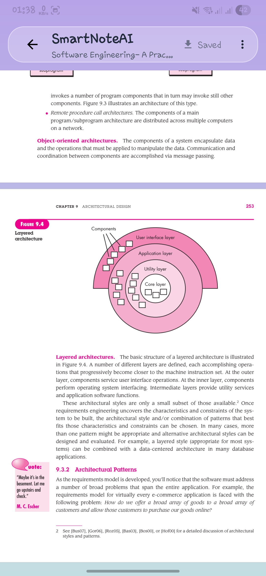 NoteXify PDF reader in original mode